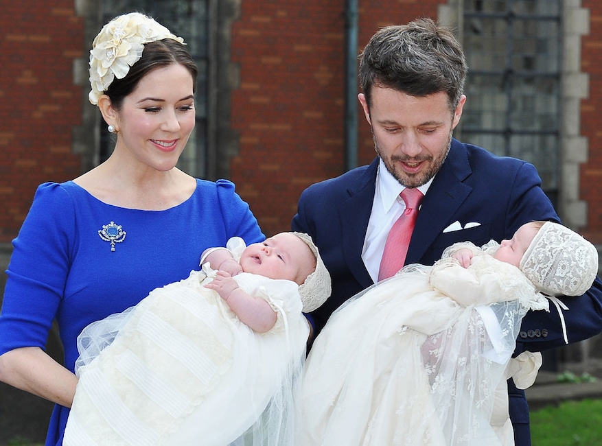 Royal Christening, Crown Princess Mary, Crown Prince Frederik of Denmark, Prince Vincent, Princess Josephine
